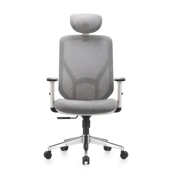 Heavy Duty Grey Mesh Office Chair