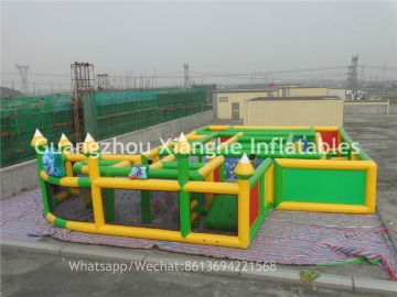 giant air-sealed inflatable maze inflatable obstacle