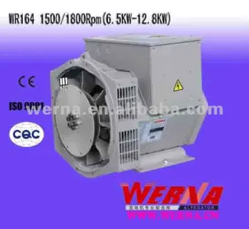 WERNA three phase 240v to three phase 380v generator set price6.5KW