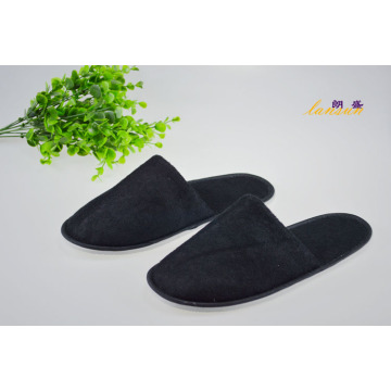 Zapatilla de Hotel Barato Black Terry Slipper