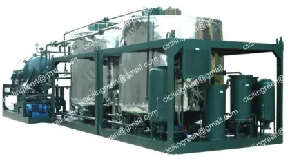 Black oil purifier, black engine oil recycling plant, engine oil purifier