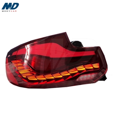Stil rot hinter Lampenleuchten für BMW 2 Serie F22 F87 M2C (2014-2019)