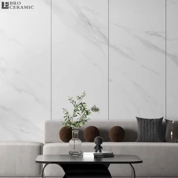 Big Slab White Ivory Marble Anti Slip Ceramic Floor Tile