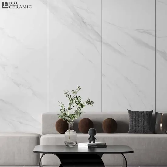 Big Slab White Ivory Marble Anti Slip Ceramic Floor Tile