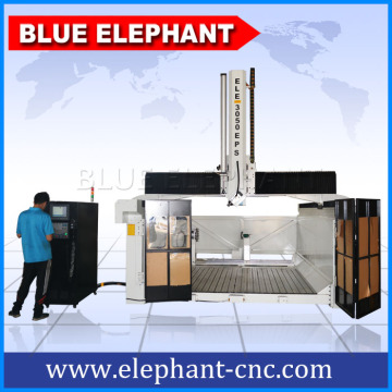 3050 EPS large wood cutting machine , styrofoam 5 axis , cnc foam cutting machine 3000*5000