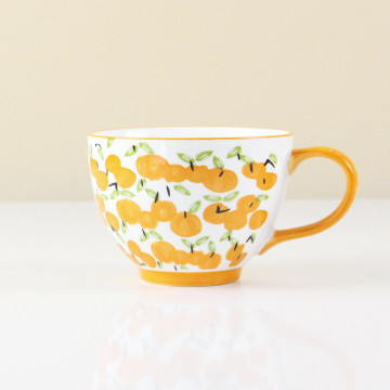 Personalized Custom Ceramic Mug with Logo and Floral Design for Gifts