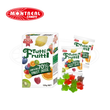 Groothandel Halal Sweet Gummy Jelly Candy met sap