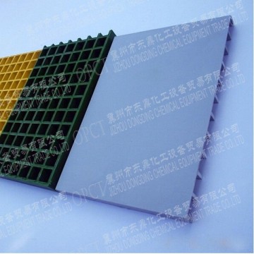 frp grating with chequer plate cover for chemical plant