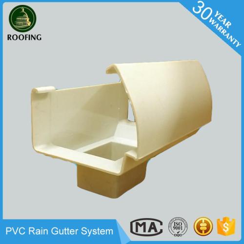 Hot selling pvc roof rain gutter system,pvc rain gutters downspouts price made in China