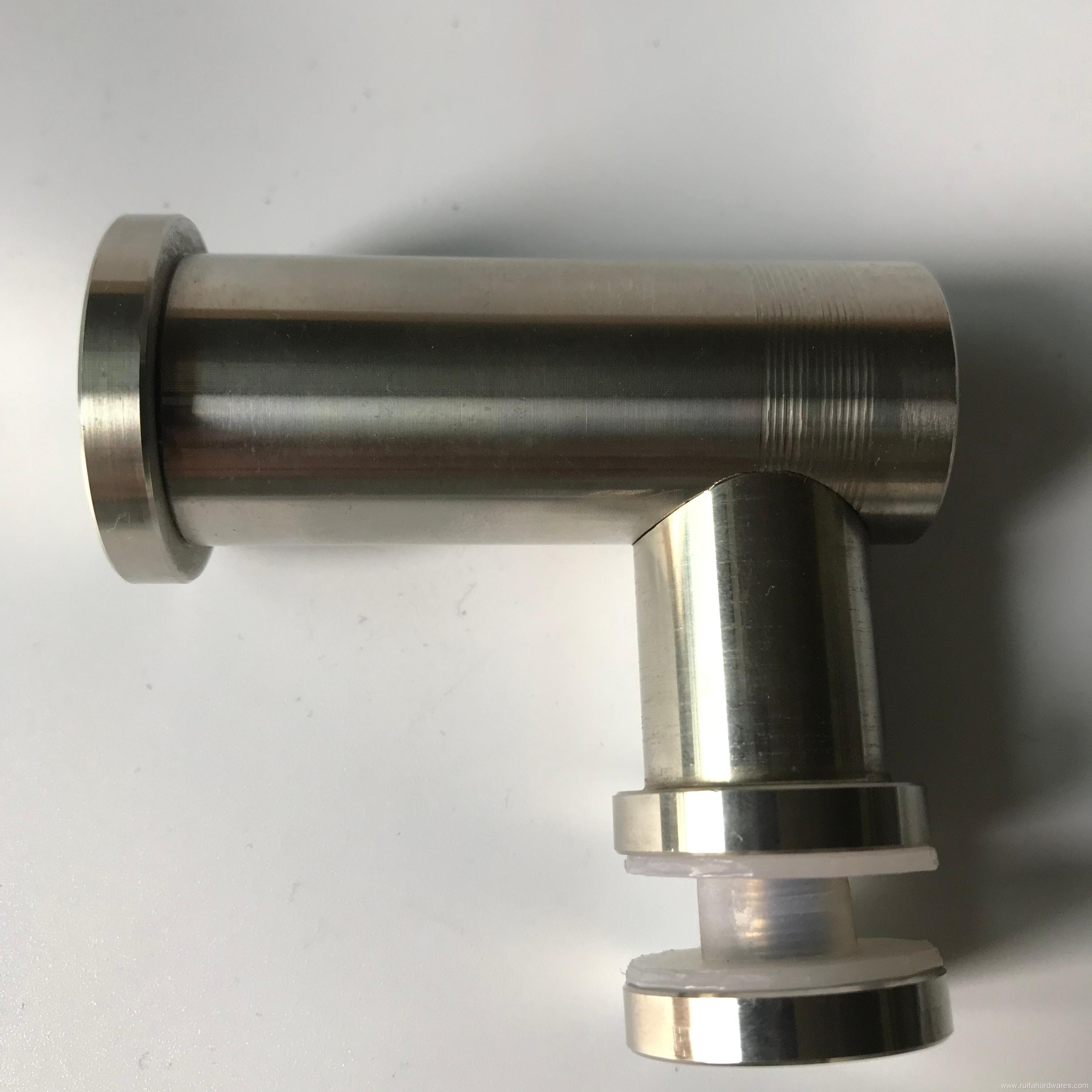 Stainless Steel Glass to Wall Corner Connector