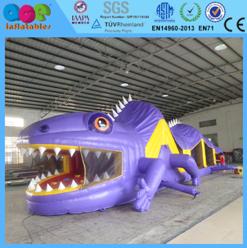 Best Seller Inflatable Purple Lizard Obstacle Course
