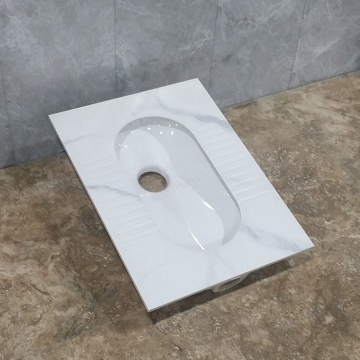 China Wholesaler Marble Design Rock Slab Squat Toilet Pan