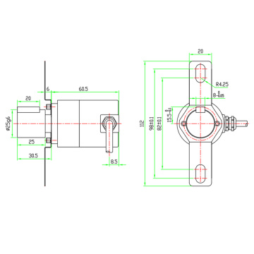 roll Up ကိုတံခါးပေါက်မှာ Automatic Servo Brushless Motors က