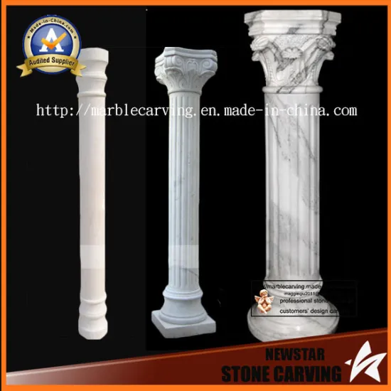 Classic Simple Roman Columns Different Colors Pillars