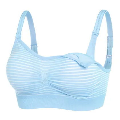 Adjustable Gather Breathable Nursing Bralette for Plus Size Maternity and Breastfeeding