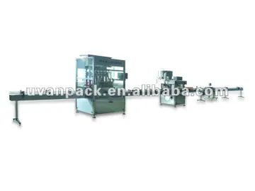 Bottle filling machine capping machine line