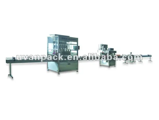 Bottle filling machine capping machine line