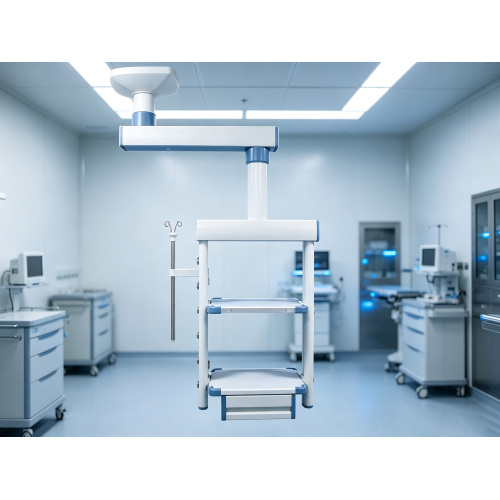 Single‑Arm Motorized Anesthesia Pendant, Ceiling‑Mounted Operating Room Anesthesia Tower, High‑Strength Aluminum Alloy