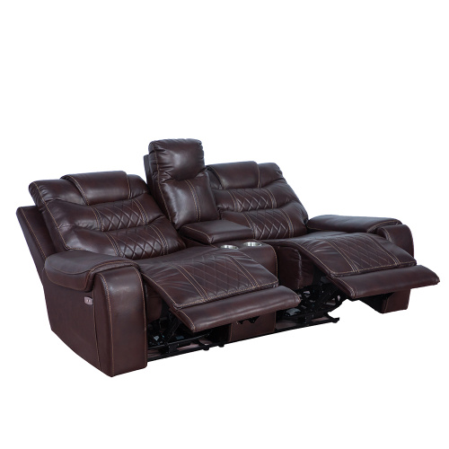 Home Theater Loveseat Seccional Recliner Sofá Set