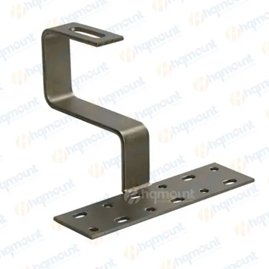 Hot Sell HQ Mount Factory Stainless Steel 304 Solar Roof Hook for PV Rooftop Mounting