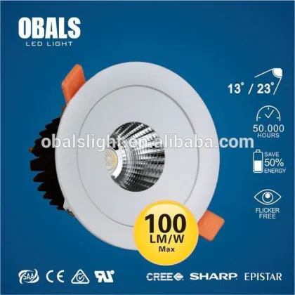 9w led downlight ce&rohs&saa JL-CE04RM-C cob cree