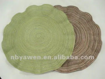 round plastic placemats