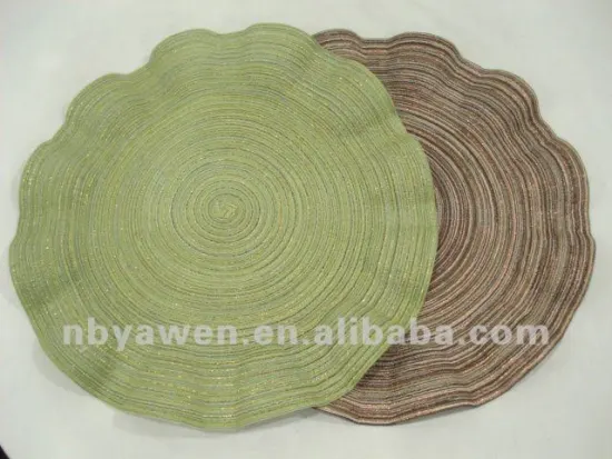 round plastic placemats