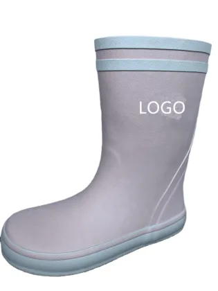 Pink Color Outdoor Rain Shoes for Girls