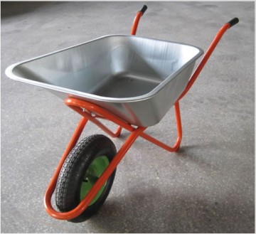 Galvanized Garden Wheel Barrow