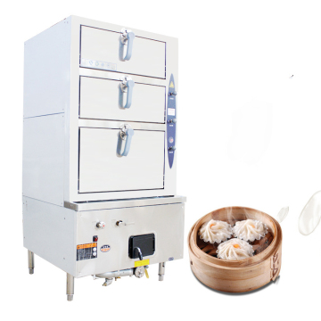 RUITAI Three Deck Electric/Gas Seafood Steamer Cabinet