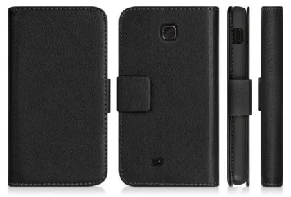 Book Type Soft Lg Cell Phone Covers Shockproof For Lg Optimus F5