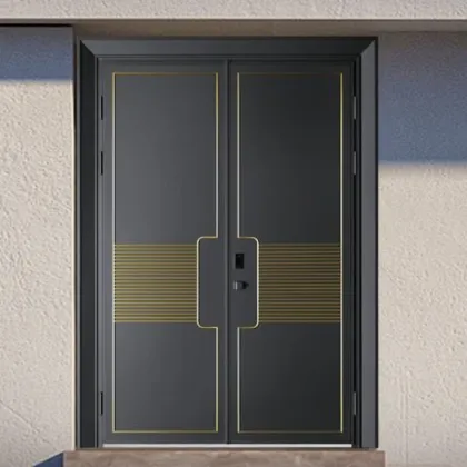 High End Classic Aluminum Villa Gate Armored Door