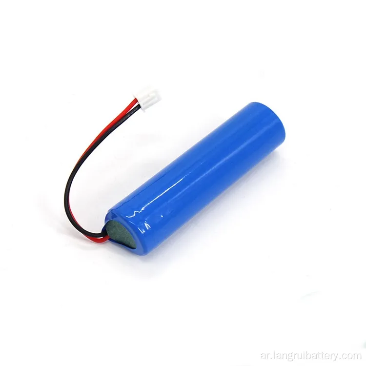 18650 3.7V 1200mAh بطارية الليثيوم لضوء LED