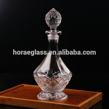 Glass decanter crystal wine bottle crystal glass decanter,glass decanter/glass wine bottle/glassware