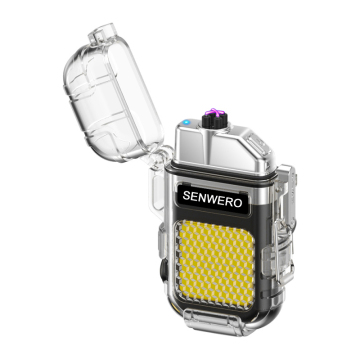 2023 Wholesale Customizable Logo Electric Rechargeable Lighters with Type-C Port and Luminous Feature