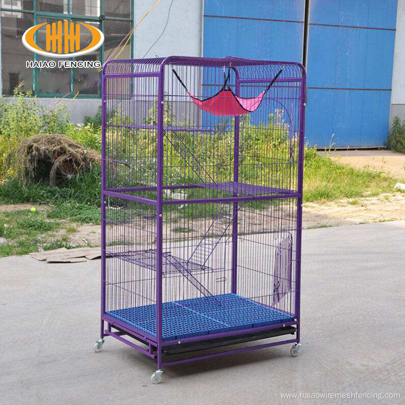 3 layer welded metal rabbit breeding cages