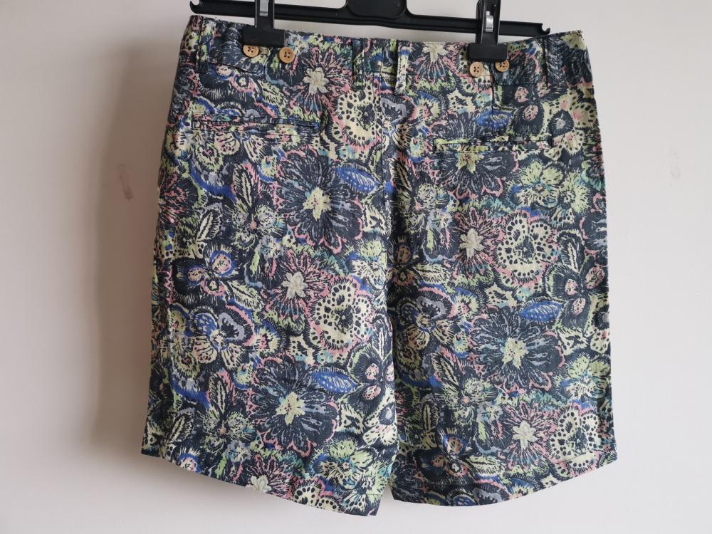 Men Linen Digital Print Short 2