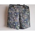 Men Linen Cotton Digital Print Short