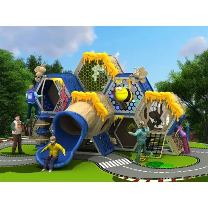 Handicapped-Friendly Outdoor Group Play Equipment