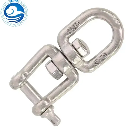 Stainless Steel Rigging Hardware: Eye-Jaw Hook Swivel Shackle Ring
