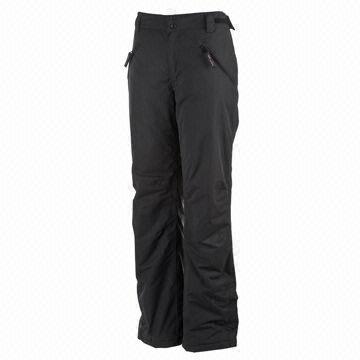 Women's Ski Pants/Trousers, Made of 100% Polyester, OEM and ODM Orders Accepted