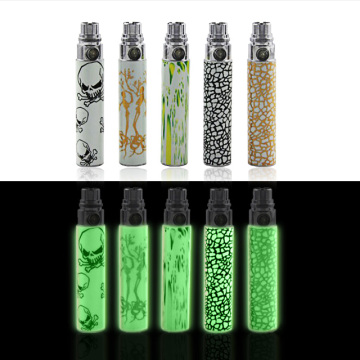 2014 Most Popular Glow in Dark Battery Battery Ecig