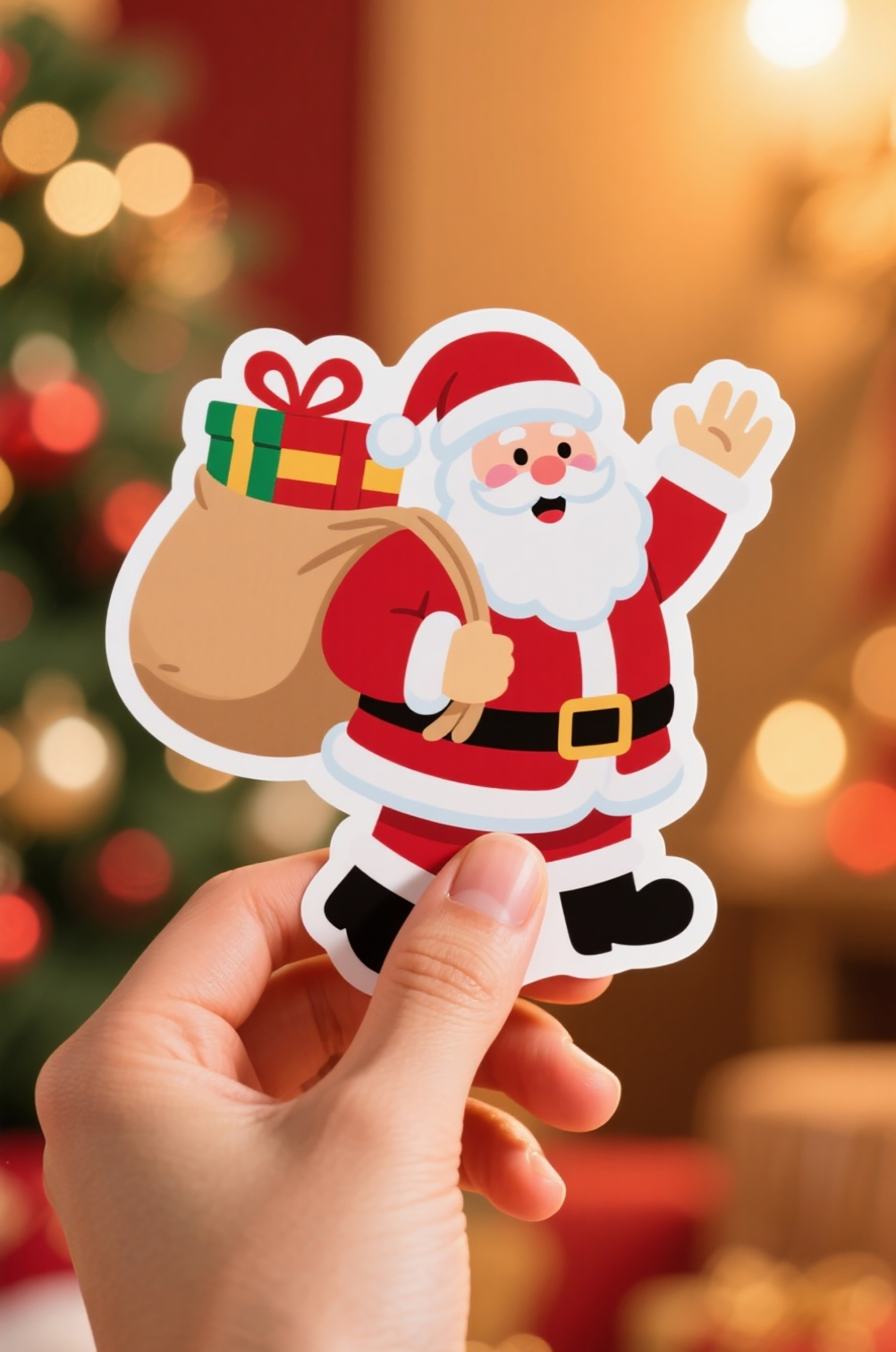 Pegatina de árbol de Navidad para la pared