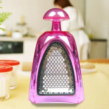 4 sides crystal fruits vegetables slicer food chopper with storage container