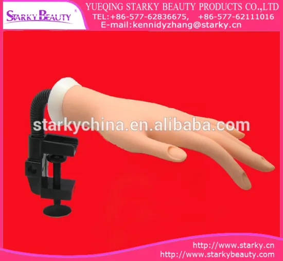 Starkybeauty Nail Art Tools Crystal Fake Plastic Hands Model For Nails