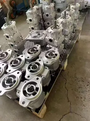 Alternative gear pump for Komatsu dump truck series