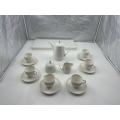 Creative Ceramic Tea Set white
