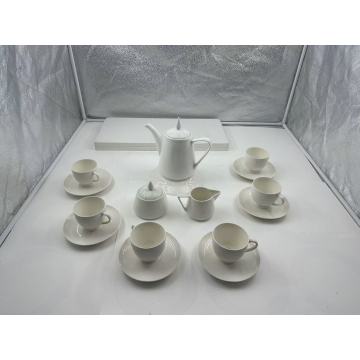 Creative Ceramic Tea Set white