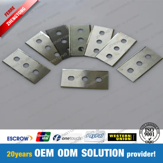 Factory Supplied Plastic Cutting Carbide 3-Hole Knife