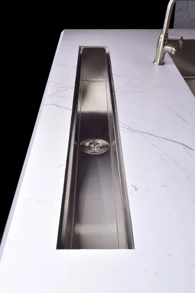 Stainless Steel Narrow Trough Sink